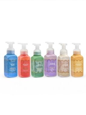 NEW 6-Pc Bath & Body Works
Gentle Foaming Hand Soap
Collection